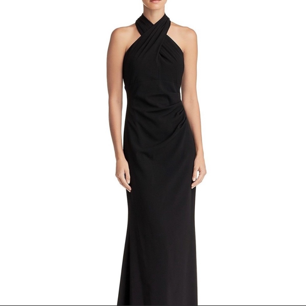 Eliza J - NWOT Crossover Neck Mermaid Gown